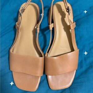 Madewell Tan Leather Sandals